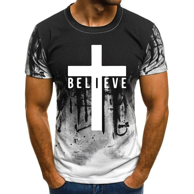 I Believe God Christian Men's Fashion T Shirts - Buy Gifts 4 You by NX3