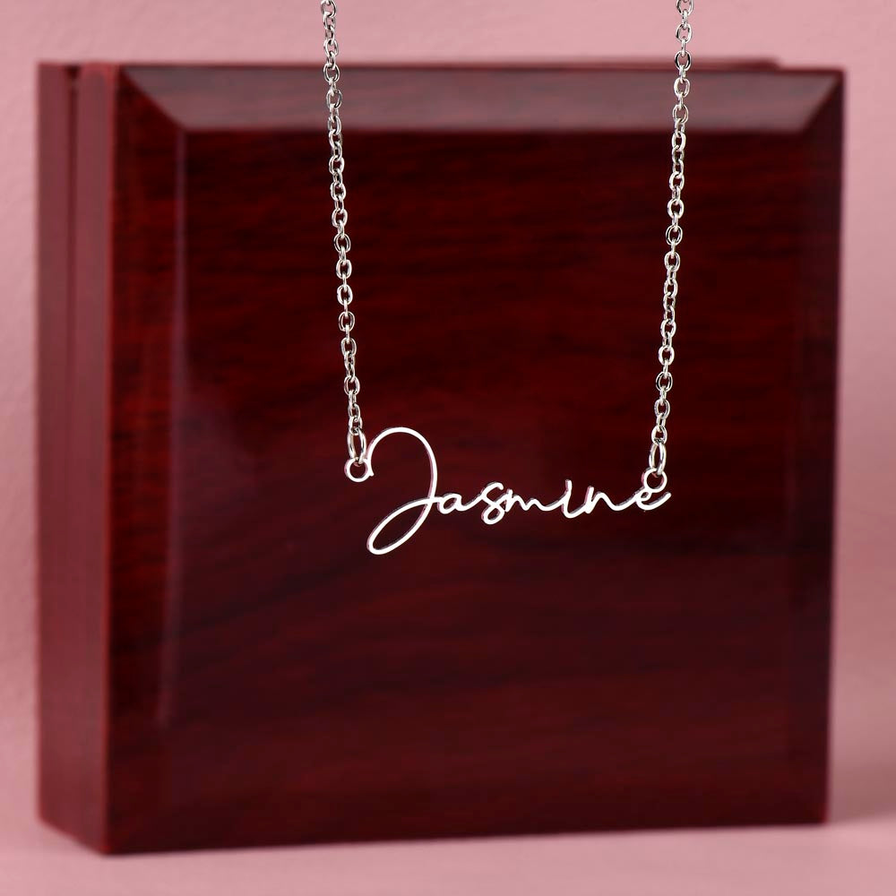 To My Beautiful Daughter, Wife, Granddaughter, Signature Necklace - Buy Gifts 4 You by NX3