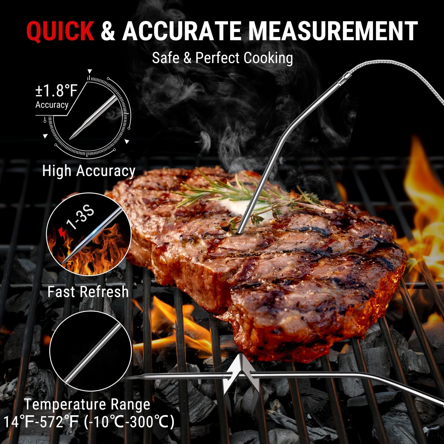 ThermoPro: Wireless Bluetooth BBQ Genius - Buy Gifts 4 You by NX3